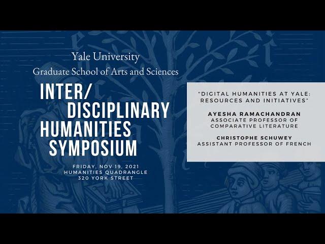 Digital Humanities at Yale: Resources and Initiatives