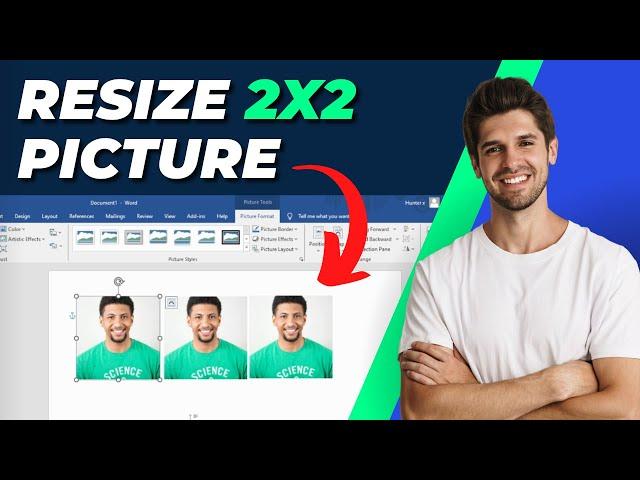 How To Resize 2x2 Picture In Microsoft Word | Quick Tutorial