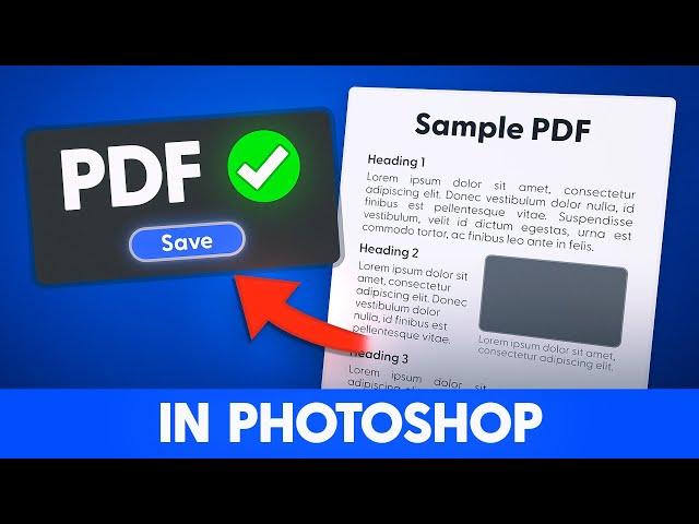 If I Wanted to Save a PDF in Photoshop, I'd Do This 