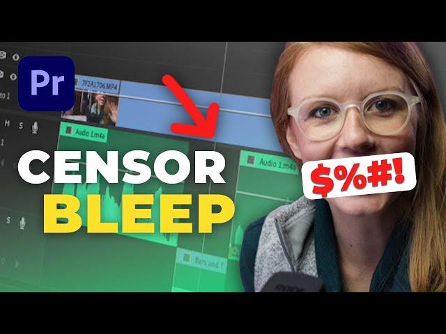 How to CENSOR Beep Out Words in Adobe Premiere Pro