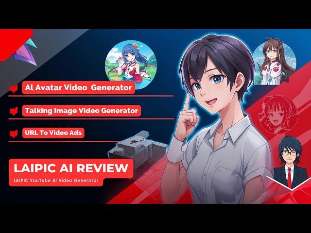 Laipic AI Review | AI Avatar Video Generator | Talking Image Video Generator | URL To Video Ads