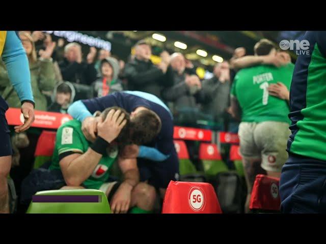 Full-time scenes as Ireland win the Six Nations Championship!