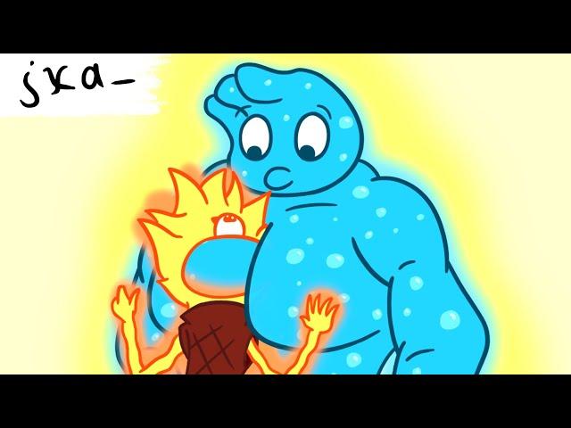 In Pixar's Elemental, Wade Ripple is RIPPED! | Animation