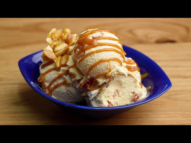 Unique caramel ice cream/ايسكريم بالكراميل  كمية وفيرة بطريقتين تقديم 