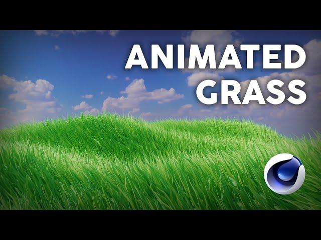 How to animate grass on Cinema4D