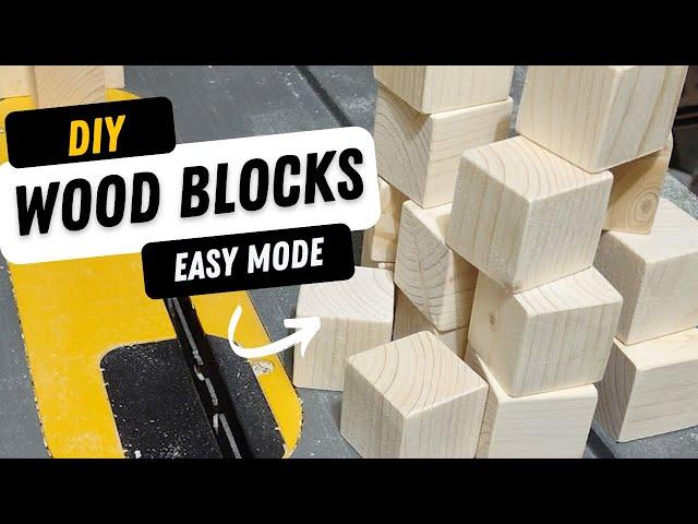 DIY Wood Toy Blocks : Part One