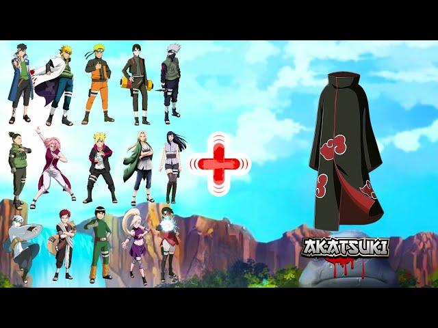 Naruto Characters in Akatsuki Mode || ANIME || Naruto Shippuden #naruto #anime