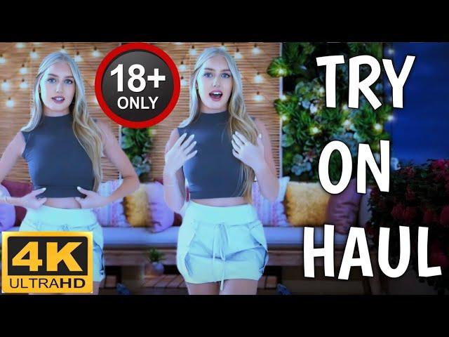 [4K] Transparent Try On Haul | see through blouse No Bra | Transparent lingerie Fashion Trend