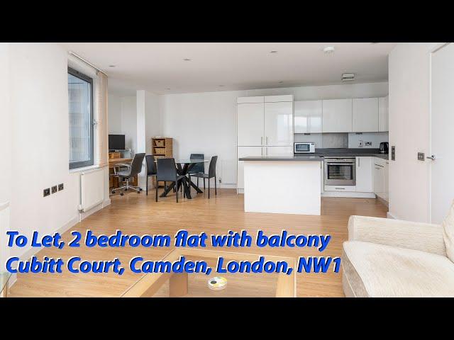 To Let 2 Bedroom Flat 69Sq.m - 745Sq.ft Balcony Cubitt Court London NW1  Video Of A Virtual Tour