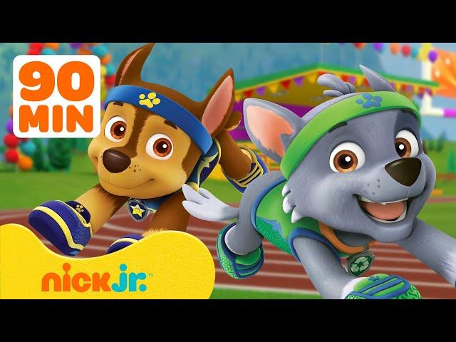 PAW Patrol Best Sports Rescues! #2 ‍️ 90 Minute Compilation | Nick Jr.