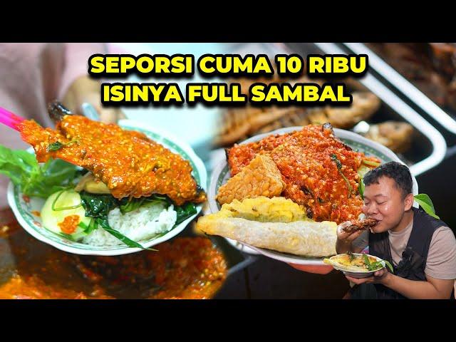 BLUSUKAN KE PASAR CUMA BUAT MAKAN PENYETAN SAMBAL TERPEDAS, CABE 14 KG!