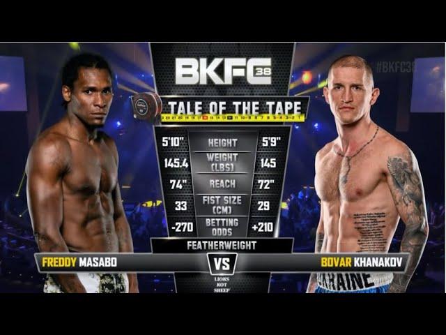 Bovar Khanakov vs. Freddy Masabo BKFC38