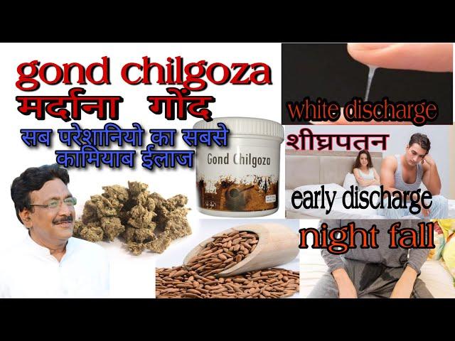 gond chilgoze ke fayde |gond chilgoza|  mardana gond| शीघ्रपतन (Shighrapatan)  night fall Problem