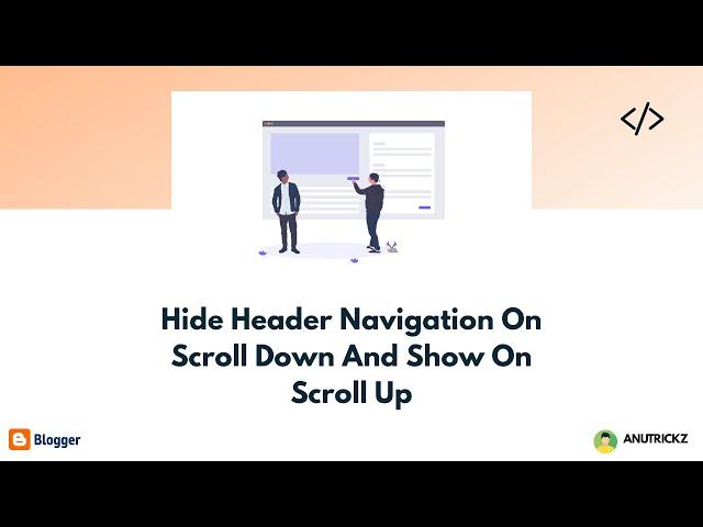 Hide Header Navigation On Scroll Down And Show On Scroll Up