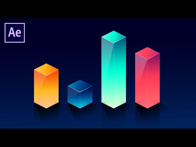 Isometric 3D Box Appearing Animation - After Effects Tutorial