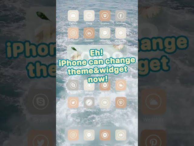 iOS 15 Home Screen idea, iphone can change icon & widgets now! Widgets Kit app Aesthetic themes