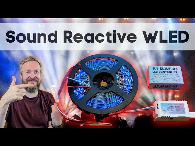 Tiny WLED sound reactive controller from SMLight - A1-SLWF-03