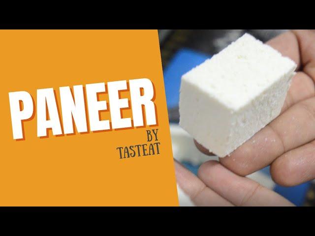 PANEER | COTTAGE CHEESE | NO Vinegar - NO Lime | quick & easy recipe | Tasteat