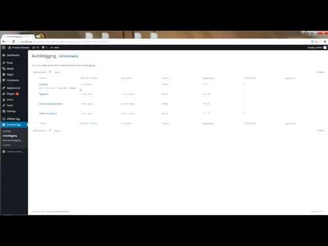 Autoblogging for Wordpress - Content Egg Plugin