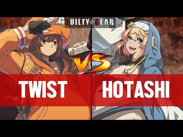 【GGST】TWIST(MAY) vs HOTASHI(BRIDGET) ▰ Guilty Gear Strive | High Level Gameplay