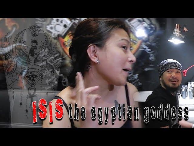 ISIS the egyptian goddess by hendric shinigami tattoo