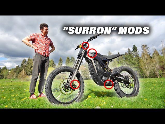 Modding my E-Ride Pro with Surron parts (it almost worked)
