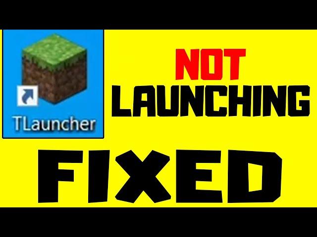 How to FIX TLauncher Not Launching | MINECRAFT