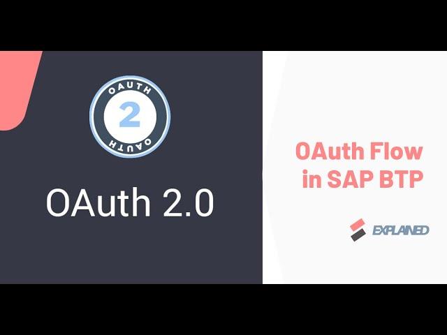 OAuth Flow in SAP BTP Explained | How OAuth works