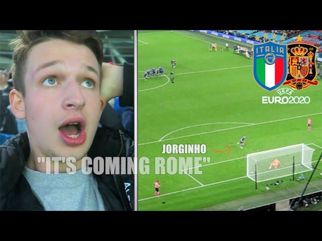 PENALTY SHOOTOUT DRAMA at ITALY vs SPAIN | EURO 2020