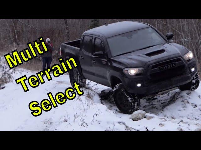 MTS (Multi Terrain Select) Demonstration, Toyota TacomaTRD Pro, and 4Runner TRD OffRoad