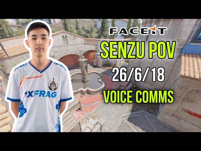 Senzu POV w/Techno4K + VOICE COMMS (26/6/18) CS2 FACEIT September 18th 2024