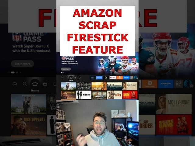 AMAZON SCRAP POPULAR FIRESTICK FEATURE! #firestick #firetvstick #amazonfiretv