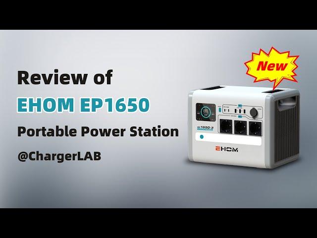 Powerful Performance | Review of EHOM EP1650 Portable Power Station