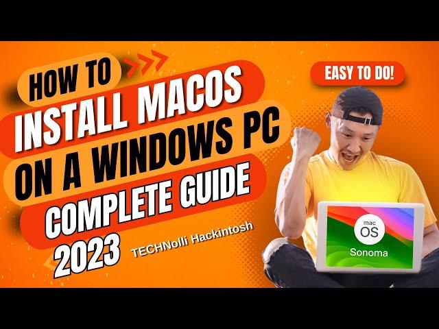 SUPER EASY Hackintosh Complete Guide | How to Install macOS on a Windows Computer!