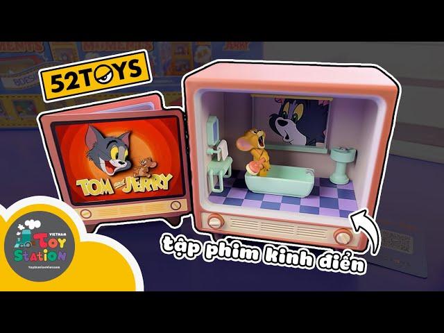 Mở TV những cảnh kinh điển trong phim Tom và Jerry 52toys ToyStation 875