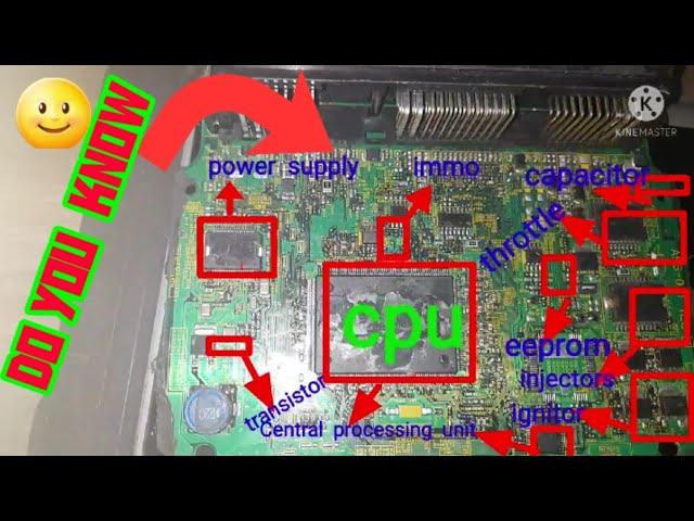 HOW TO  REPAIR INTERNAL PARTS OF ECU OR IDENTIFY PARTS, Manufacturerwill never let you know this..