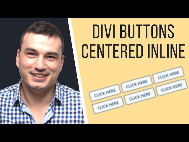 How To Place Buttons Next To Each Other In Divi