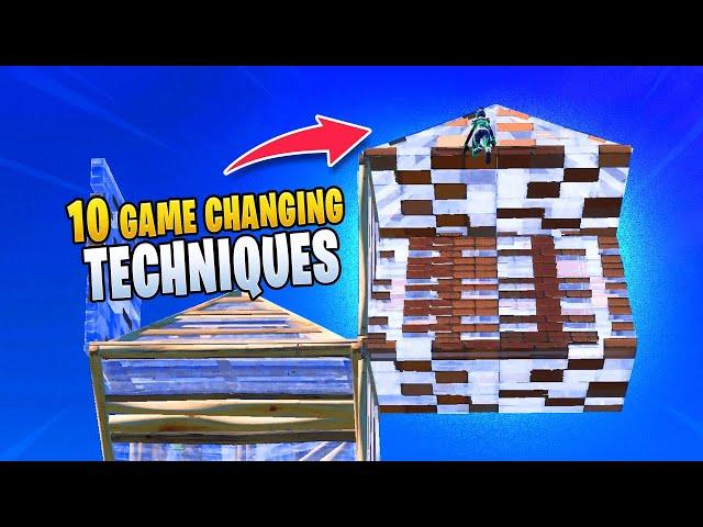 10 GAME CHANGING Building & Editing Techniques You MUST KNOW!