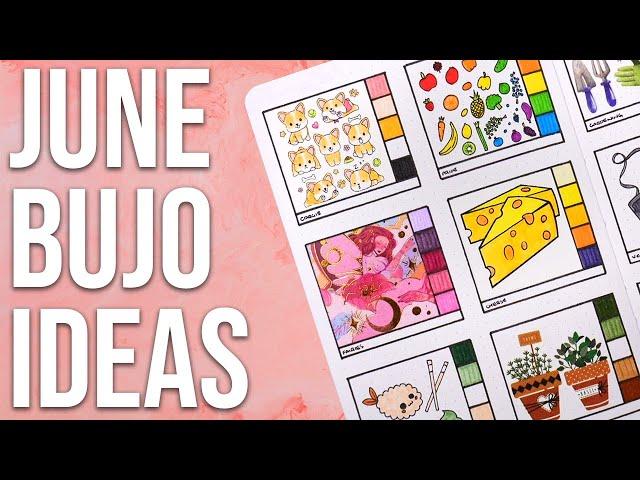 12 June Bullet Journal Theme Ideas 