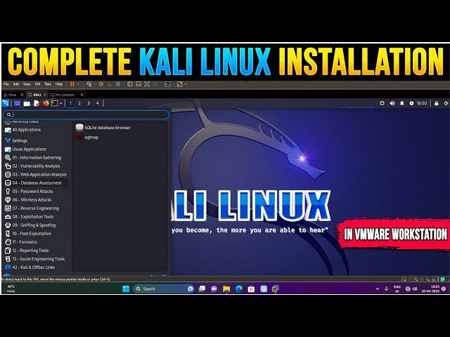 How to Install Kali Linux In VMware Workstation 2024 | Process of Kali Linux Installation in VMware