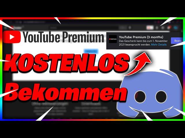 YouTube PREMIUM 3 Monate KOSTENLOS bekommen [Legal] mit Discord | Tutorial Ecke