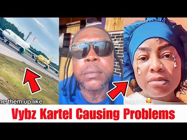 Shorty Caught Crying Over Him| 18 Private Jet Landed In Montego Bay For Vybz Kartel