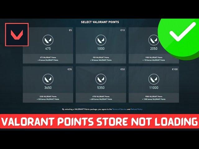 How to fix valorant points store not loading