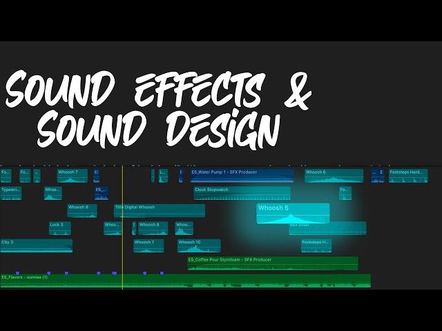 How to create amazing Sounddesign easy - Final Cut Pro X Tutorial 2020