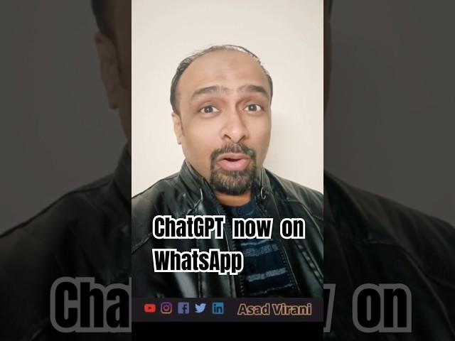 ChatGPT now on WhatsApp. Here's how you can use it