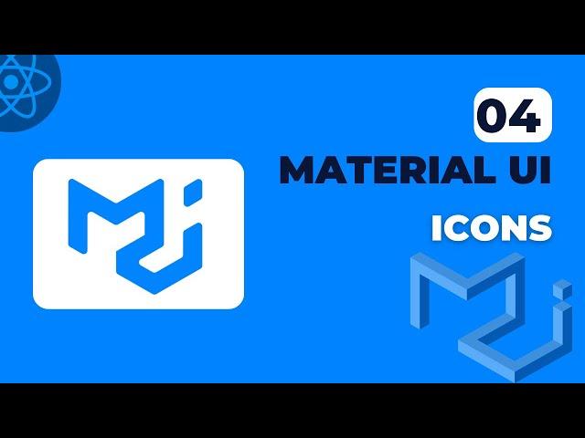 React Material Ui - 04 | Icons In Material Ui | 2023