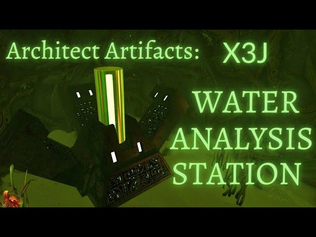 How To Find Architect Artifacts: X3J WATER ANALYSIS STATION (Kelp) || Subnautica Below Zero