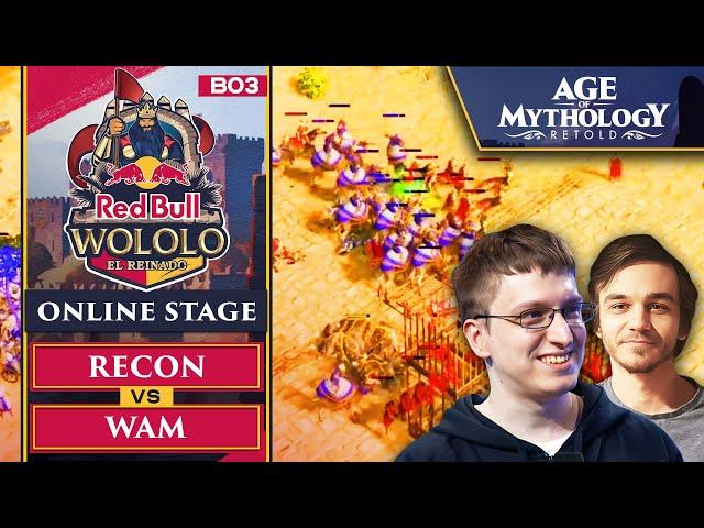 Age of Mythology Retold - Red Bull Wololo Qualifiers - RecoN vs Wam