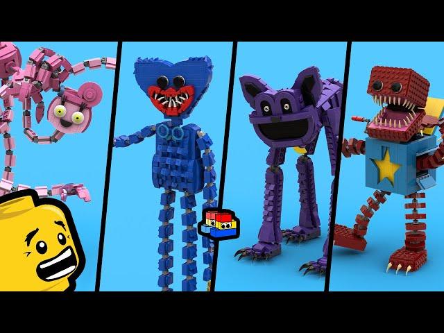 LEGO Poppy Playtime: How to Build Villains (Huggy Wuggy, CatNap, Mommy Long Legs, and Boxy Boo)