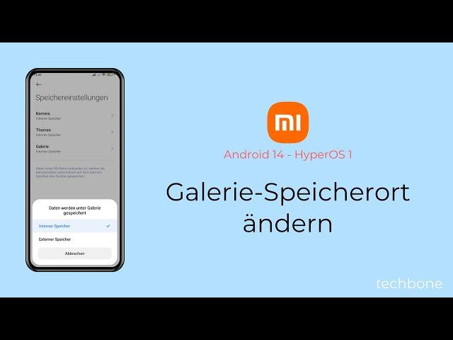 Galerie-Speicherort ändern - Xiaomi [Android 14 - HyperOS 1]